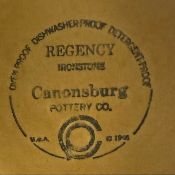 Vintage 60’s Cannonsburg Pottery Regency Pitcher 40 Oz - Picture 5 of 7